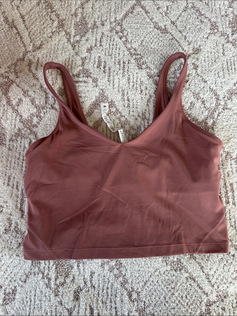 Lululemon Align Tank Top Spiced Chai Mauve Size 10 | Like New